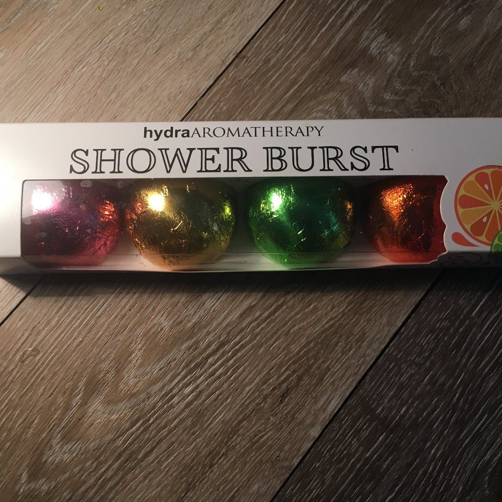 New Hydra Aromatherapy Shower Bursts-Ruby Grapefruit, Zesty Lemon, Key Lime Flor